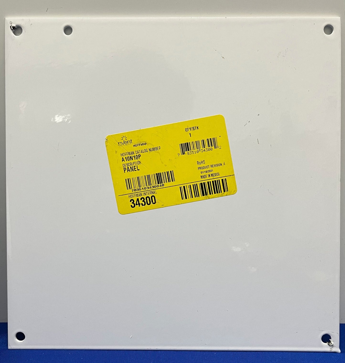 PANNEAUX INTÉRIEURS EN ACIER HOFFMAN - 1 CP12126 GALVANISÉ ET 2 A10N10P - 1 LOT