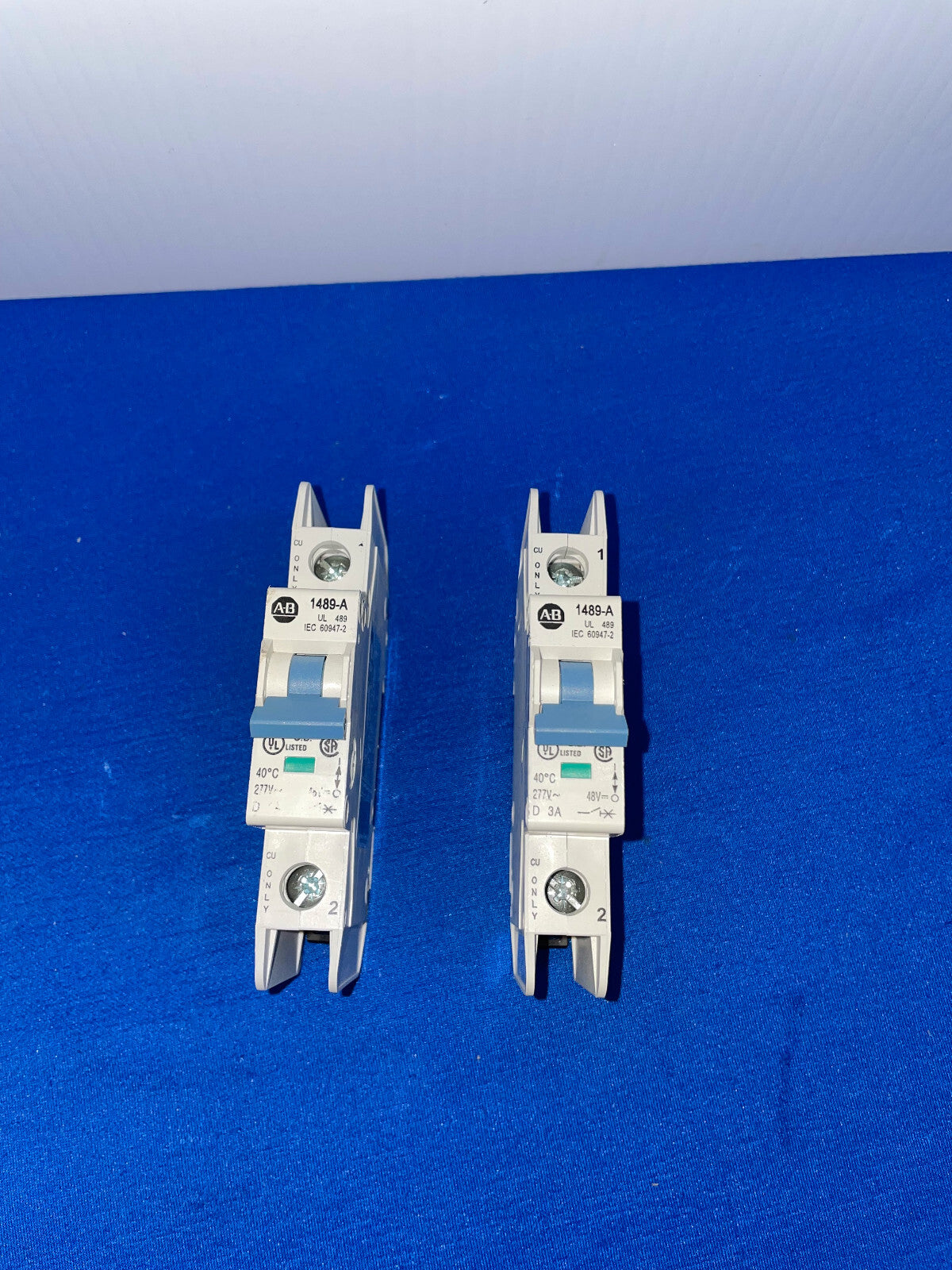 AB, 1489-A, MINI DISJONCTEUR, VENDU EN 1 LOT QTE 2