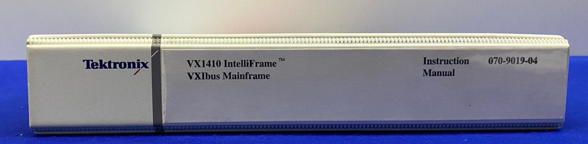 TEKTRONIX 070-9019-04 VX1410 INTELLIFRAME ™ VXIBUS MAINFRAME GEBRUIKSAANWIJZING