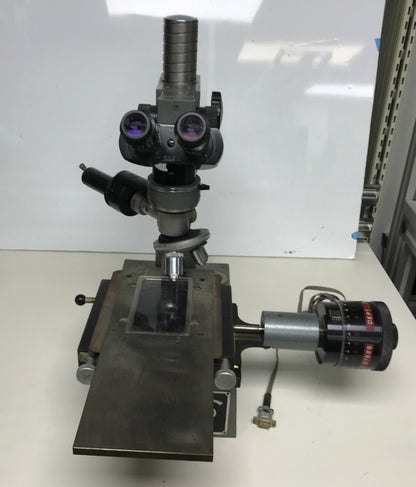SIMPLEX MULTIPURPOSE MICROSCOPE OPTO-METRIC TOOLS INC FOR PARTS / REPAIR