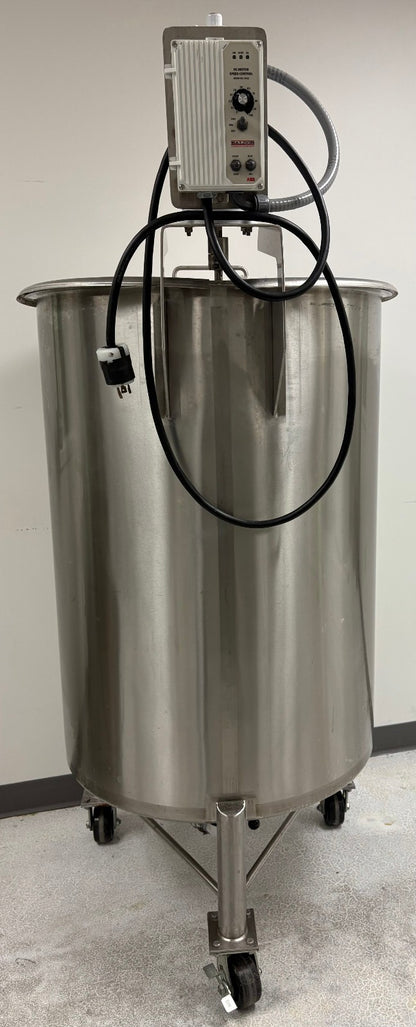 G&F MANUFACTURE SST-125G VERTICAL FINISH  MIXING TANK 125 GALLON W/AGITATOR