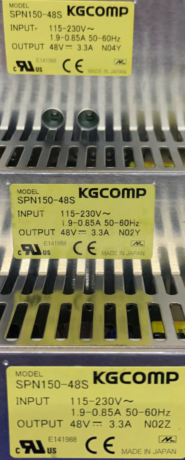 1 Lote de 3 - Fuente de alimentación KGCOMP SPN150-48S 48 V 3,3 A