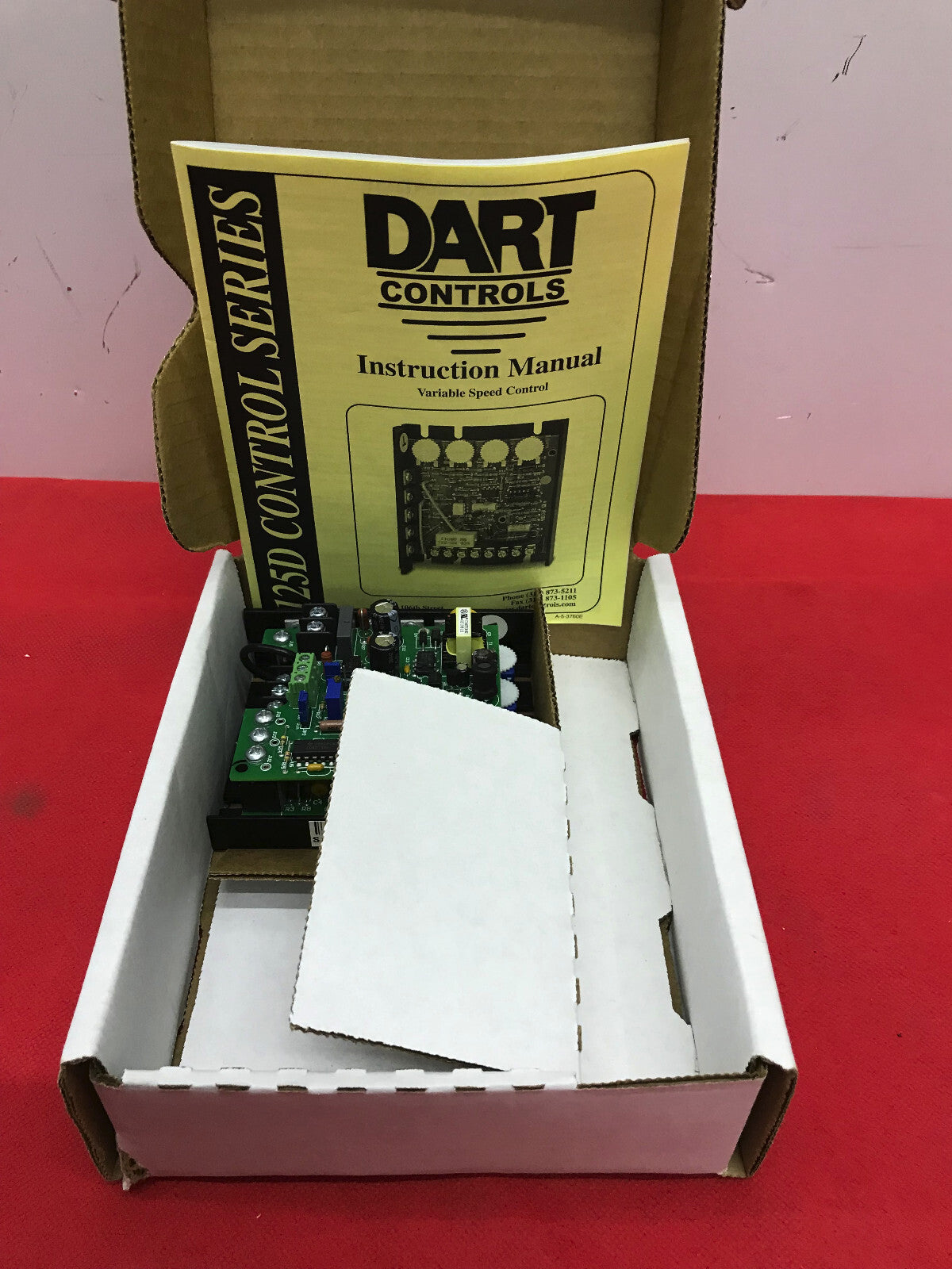 DART CONTROLS 125DV-C-55H DC SPEED CONTROL DRIVE VARIABLE SPEED CONTROL 120/240