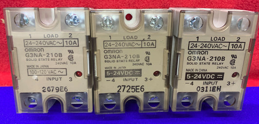 Qté 3 - Relais statiques Omron G3NA-210B