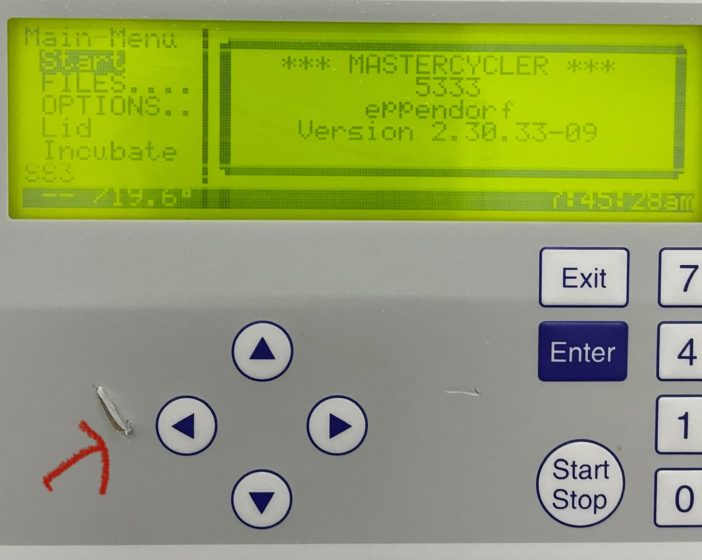 EPPENDORF 5333 MASTERCYCLER 115V THERMALCYCLER-EINHEIT, EINSCHALTET