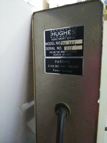 PARA PIEZAS/REPARACIÓN - CABEZAL DE SOLDADURA HUGHES MODELO N.º 76 ML SN 317