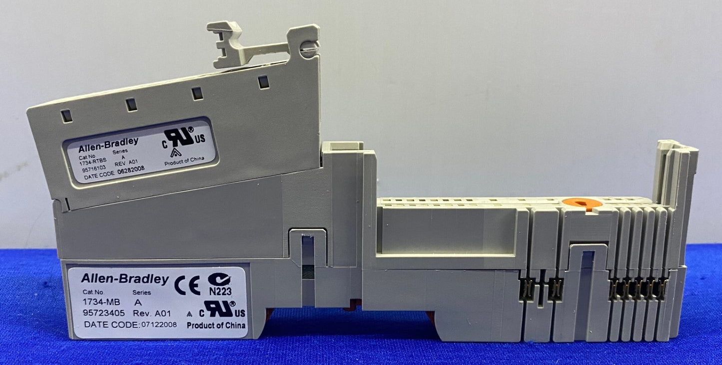 Allen Bradley AB 1734-TBS 1734TBS SER A - BESTEHT AUS: 1734-RTBS &amp; 1734-MB