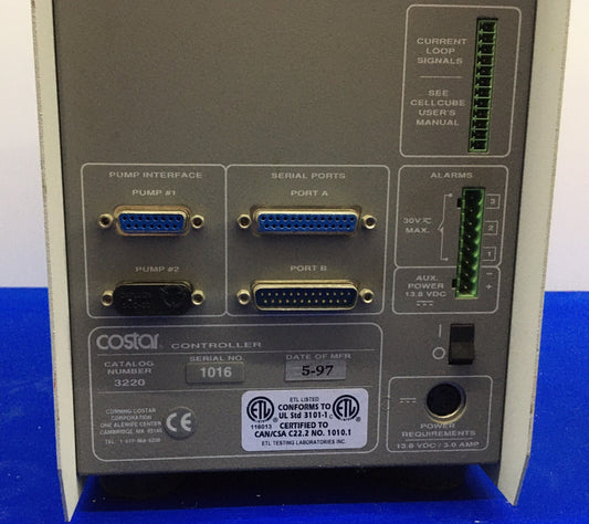 COSTAR C3220 / 3220 GAS CONTROLLER - NO POWER SUPPLY