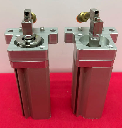 SMC NCDQ2KB25-50DM COMPACT NON-ROTATING DOUBLE-ACTING PNEUMATIC CYLINDER - QTY 2