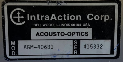 INTRAACTION CORP AKUSTO-OPTISCHER MODULATOR AGM-406B1 FREQUENZUMSCHIEBER