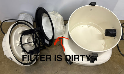 TIGER-VAC ®  CR-1 CLEANROOM VACUUM CLEANER ULPA FILTER 99.999% ON 0.12 MICRON