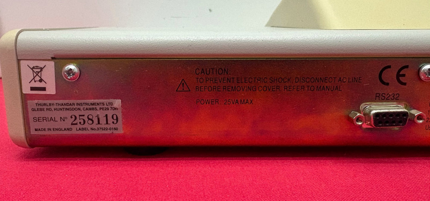 TTI / THURLEY THANDAR LCR400 PRECISION LCR BRIDGE 120V BENCHTOP - PARTS/REPAIR