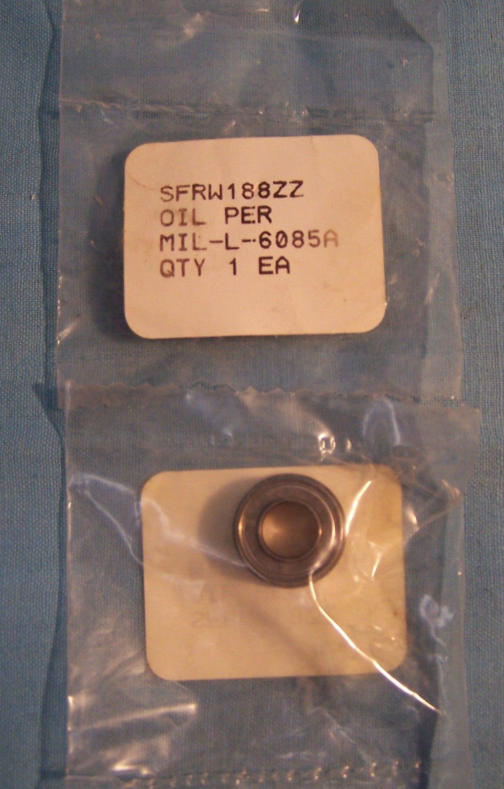 AST,MODEL SFRW188ZZ MINIATURE BEARING OUTER RING WITH 0.1875" 1 lot of 5