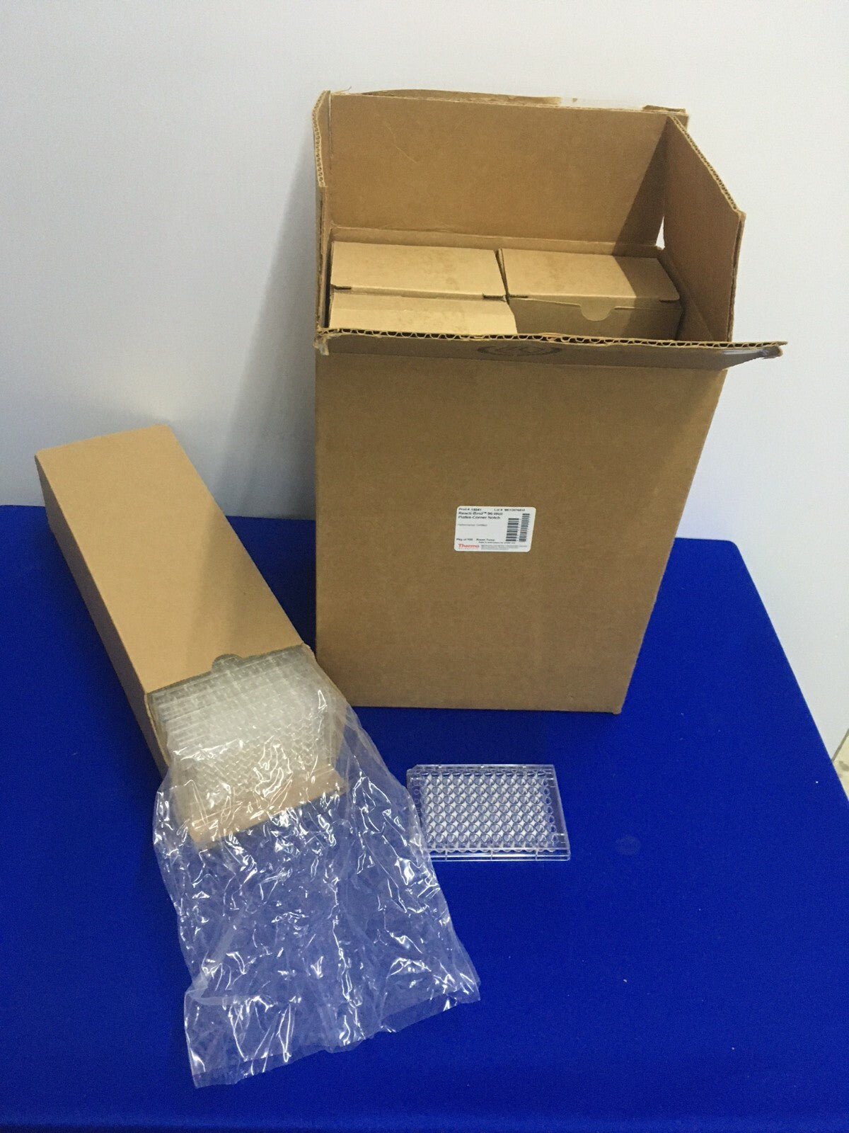 PLAQUES 96 PUITS THERMO SCIENTIFIC 15041 REACTI-BIND™ - ENCOCHE D'ANGLE