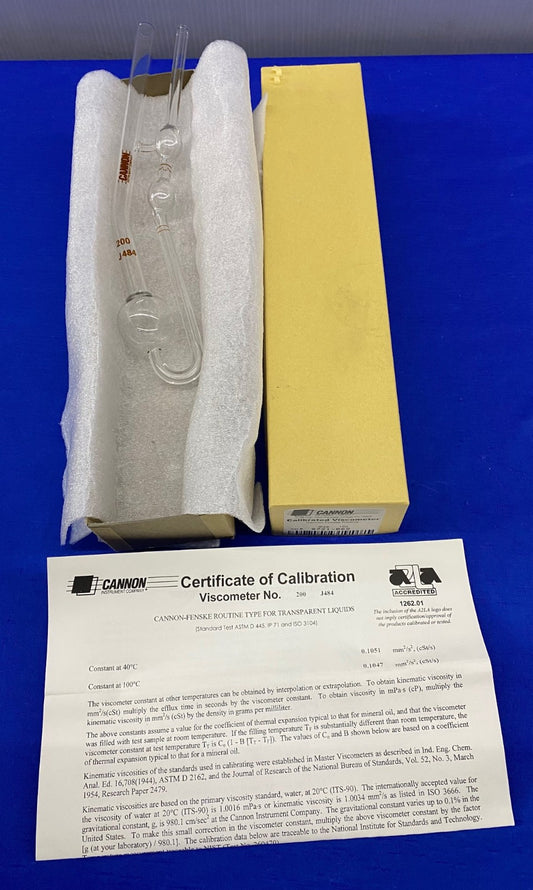 CANNON INSTRUMENT SIZE 200 CALIBRATED VISCOMETER