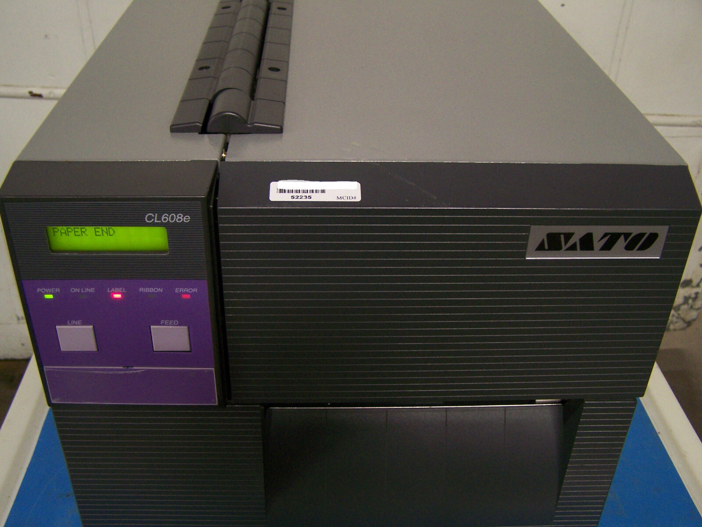 SATO CL608e BARCODE PRINTER - ITEM FOR PARTS/REPAIR