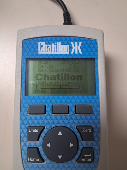 Chatillon Ametek DFS-050 Digital Force Gauge Load Cell  50 lbf w Hard Case Tips