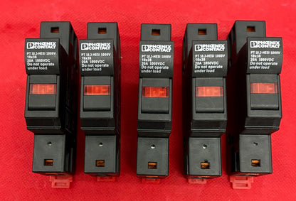 PHOENIX CONTACT PT 10,3-HESI 1000V ヒューズモジュラー端子台 - 1ロット数量5
