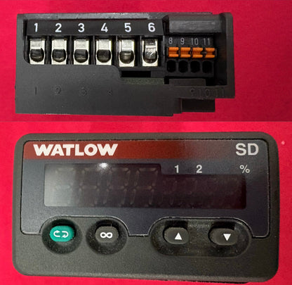 WATLOW TEMPERATURE CONTROL LOW VOLTAGE SD3C-LCJA-AARG IP65/4X/12 SN 238354.  DC