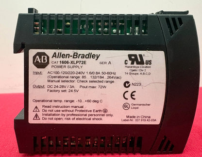 Allen Bradley 1606-XLP 1606-XLP72E SER A COMPACT POWER SUPPLY - PARTS/REPAIR