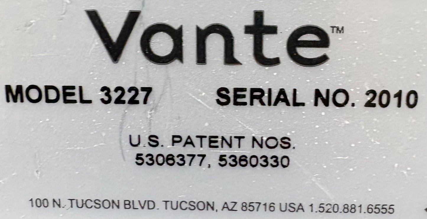 VANTE PIRF II 3227 PLATFORM 3220 RF GENERATOR CONTROLLER CATHETER SYSTEM - PARTS