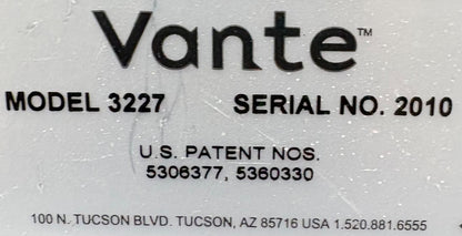 VANTE PIRF II 3227 PLATFORM 3220 RF GENERATOR CONTROLLER CATHETER SYSTEM - PARTS