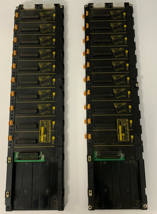 Lot of 2 Omron 10 Slot CPU Base Unit C200HBC101-V2