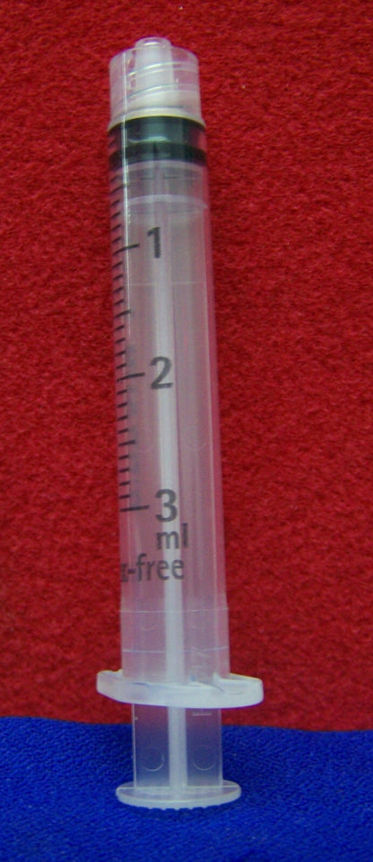 BRAUN OMNIFIX 3ml NON-STERILE SYRINGES LATEX FREE - 1 PKG QTY OF 200 SYRINGES