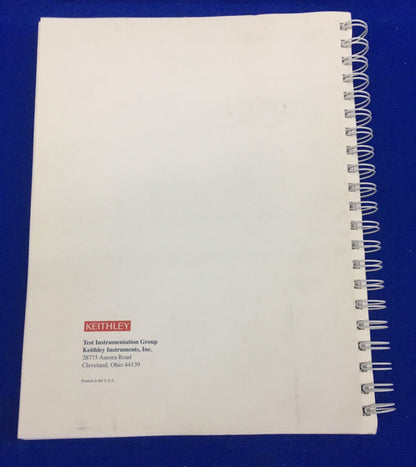 KEITHLEY 236/237 SOURCE-MEASURE UNIT-ANWENDUNGSHANDBUCH