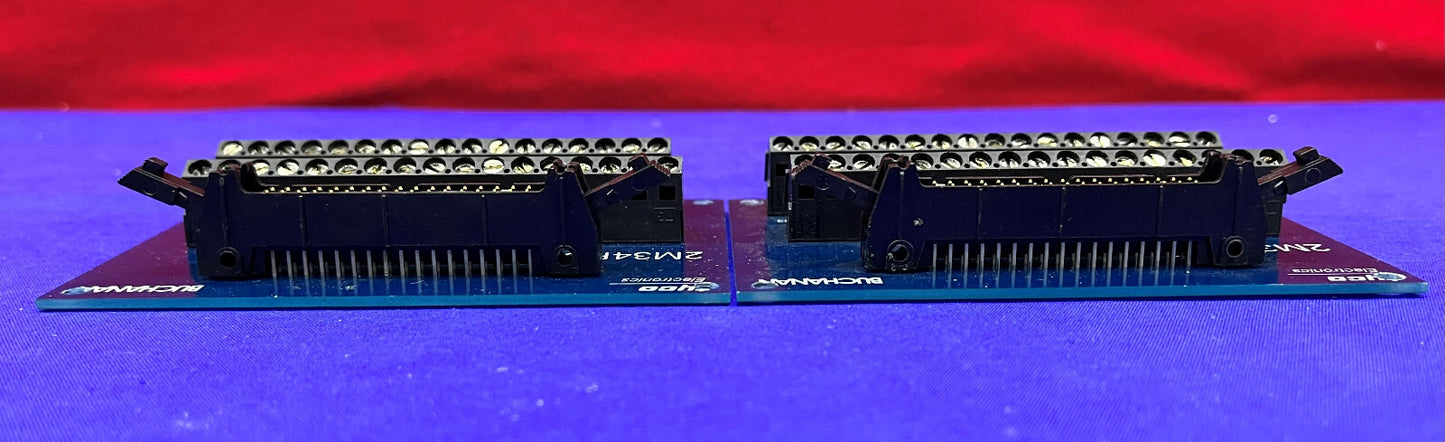 1 LOTTO QTY DA 4 - Modulo interfaccia blocco terminale 2M34FC (marchio 3-Tyco 1-RDI)