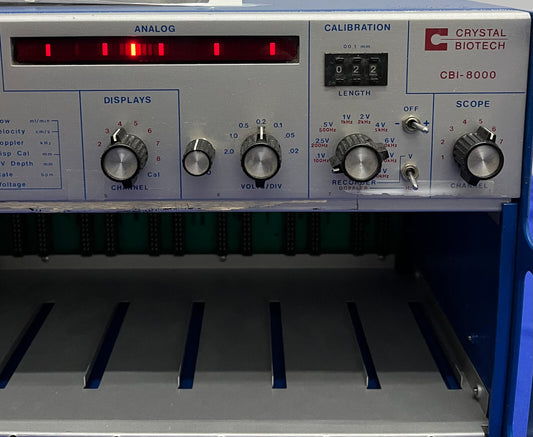 CRYSTAL BIOTECH CBI-8000 SYSTEM MISSING SEVERAL MODULES / INSERTS - PARTS/REPAIR