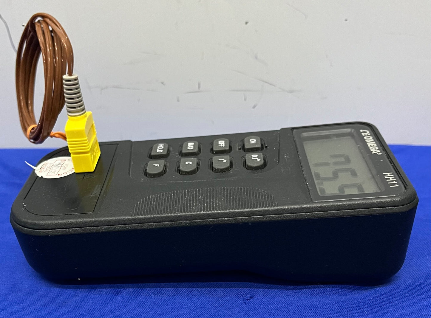OMEGA HH11 THERMOKOPPELMETER DIGITAAL MET TYPE K-SONDE CH+ AL-KABEL