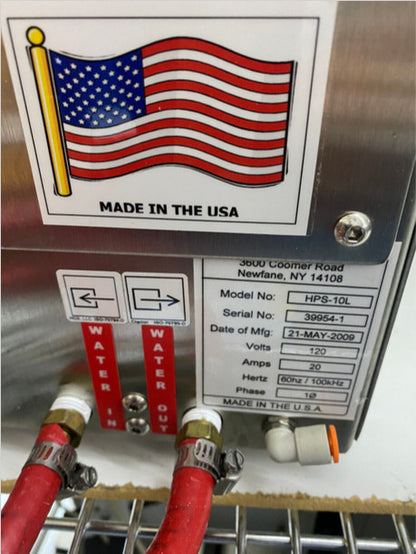 PLASTIC WELD HPS-10-L / HPS 10L / HPS-10L RF Kipper BEAHM VANTE CATH &amp; Chiller