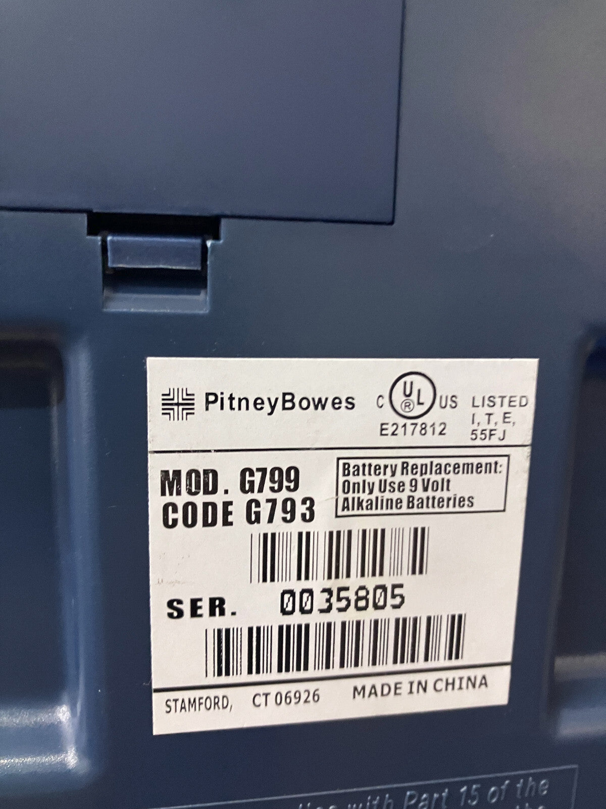 PITNEYBOWES G799 SMALL 5 LB SCALE ITEM IS USED