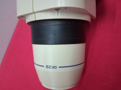 OLYMPUS SZ3060 9-40 X STEREO ZOOM MICROSCOPE HEAD WITH 10X EYEPIECES