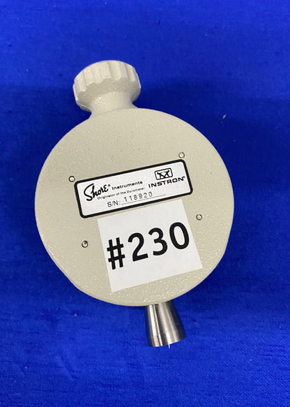INSTRON SHORE ® DUROMETER TYPE ASTM D2240 PT#407716800 TYPE D-LONG