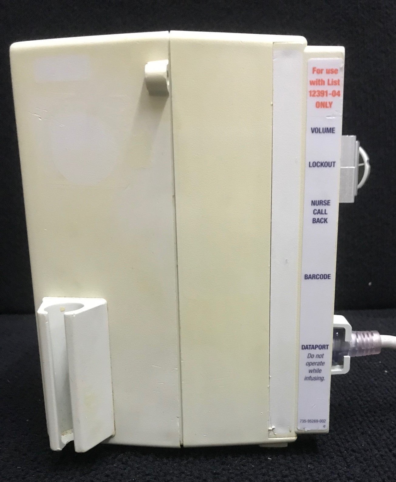 ABBOTT HOSPIRA PLUM A+ INFUSION PUMP - DUAL LINE IPX1 120VAC FOR PARTS REPAIR