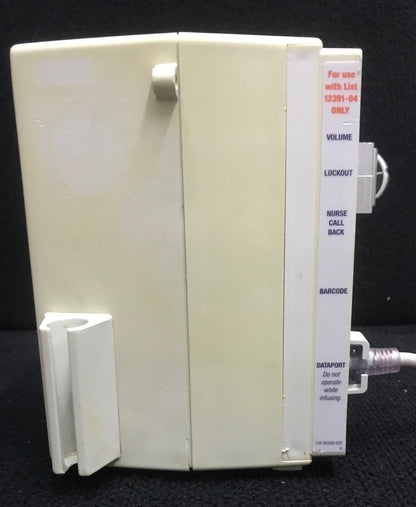 ABBOTT HOSPIRA PLUM A+ INFUSION PUMP - DUAL LINE IPX1 120VAC FOR PARTS REPAIR