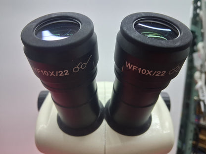 USED MMBT Unit 4 Articulating Arm LED Stereo Microscope 8-50x Magnificaiton