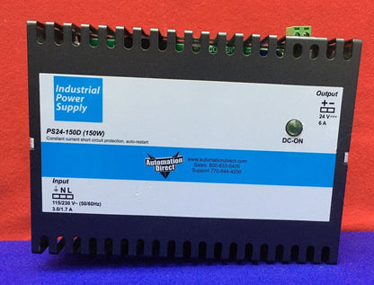 FUENTE DE ALIMENTACIÓN INDUSTRIAL DIRECTA PARA AUTOMATIZACIÓN PS24-150D (150W) INTERRUPTOR 