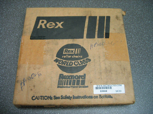 REXNORD #41 ANSI ROLLENKETTING RIV.1/2" PITCH HOEVEELHEID 6 FT