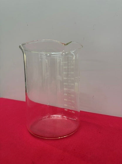 Case of PYREX 1000-2L Griffin Low Form 2L Beaker, Double Scale, Graduated 7740