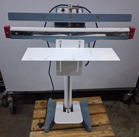 ULINE H-86 FOOT OPERATED IMPULSE SEALER 24" ITEM IS USED TESTED WORKS.