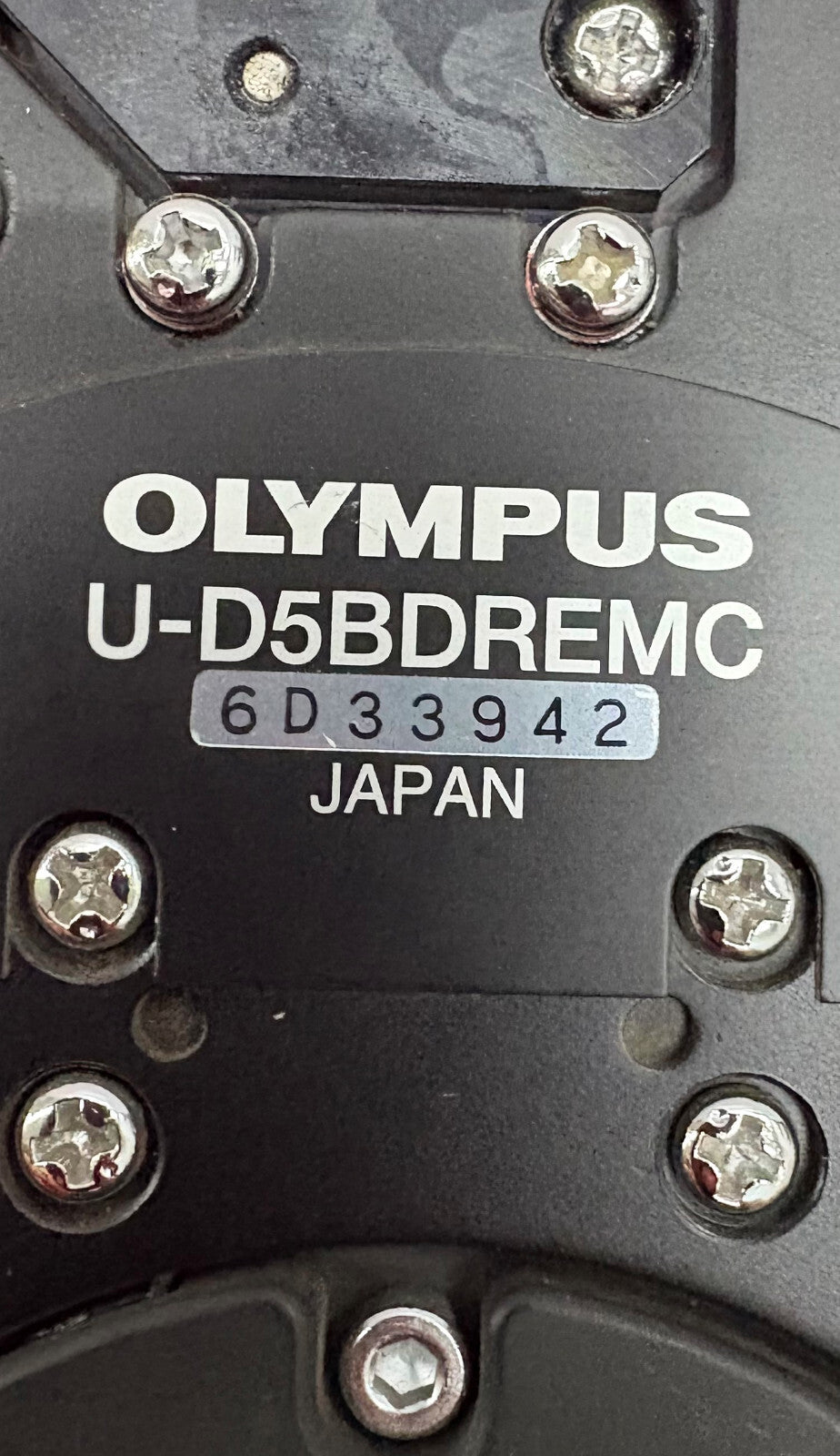 OLYMPUS U-D5BDREMC 5 POSITION MOTORIZED MICROSCOPE OBJECTIVE TURRET PARTS/REPAIR