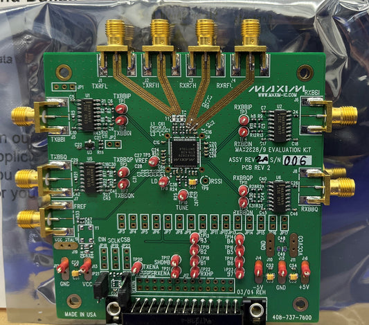 Maxim MAX2829EVKit Ontwikkelingshulpmiddelen Evaluatiekit