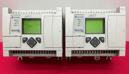 For Parts Repair LOT OF 2 AB ALLEN BRADEY 1763-L16BBB SER.B MICROLOGIX 1100 16PT