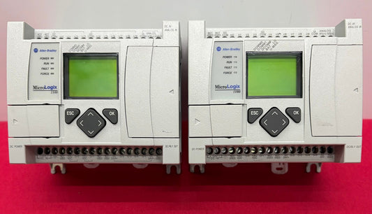 For Parts Repair LOT OF 2 AB ALLEN BRADEY 1763-L16BBB SER.B MICROLOGIX 1100 16PT
