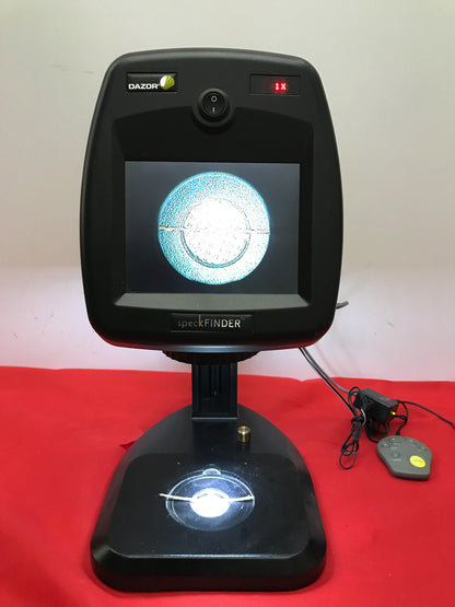 DAZOR SPECK-1 22 SPECKFINDER ELECTRONIC VIDEO MICROSCOPE 1X-25X MAGNIFICATION