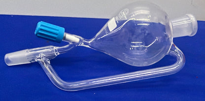 QUICKFIT ™ 250 ml DE250/33 DRUCKAUSGLEICHSTRICHTER MIT ZUSÄTZLICHEM GLASROHR 