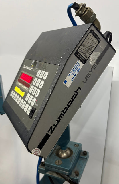 ZUMBACH LASER MEASUREMENT UNIT ODAC 16J HEAD & USYS 10 DISPLAY INTERFACE - PARTS
